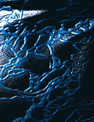 Struktur Latex Lava Blue Black